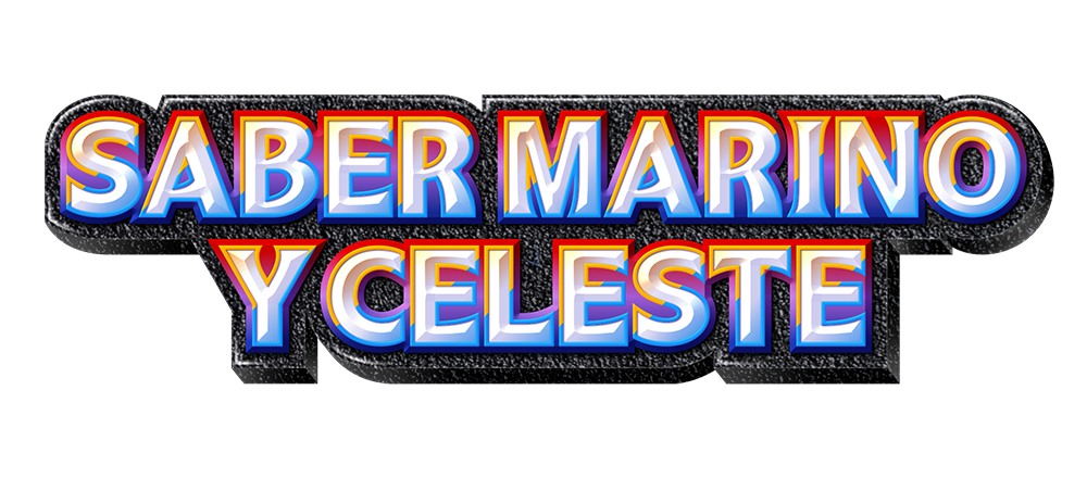Logo de la expansión Saber Marino y Celeste del Trading Card Game Pocket